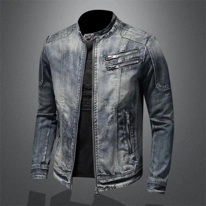 Grégoire | Veste en Jean Biker